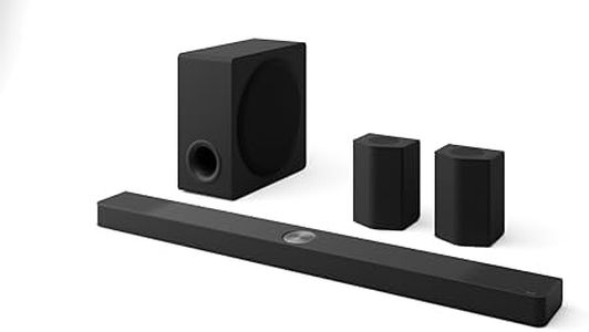 LG S95TR 9.1.5-Channel OLED evo TV Matching Soundbar with Rear Surround Speakers, Dolby Atmos, Wow Orchestra, WOWCAST Built-in with Wireless Dolby Atmos, Wireless Subwoofer (2024 Model)