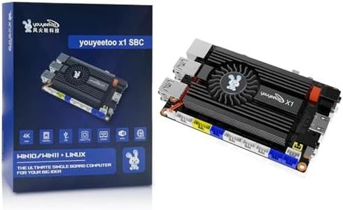 youyeetoo X1 - X86 Windows Linux Single Board Computer - Intel N5105 Dual 4K Media Server - Dual M.2 Slots, Supports 2280 NVMe mSATA SSD/WiFi 6 Module - NFC (8GB RAM, No eMMC)