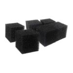 MOTO4U Fuel Cell Safety Foam Block Safety Racing Fuel Cell Foam Insert Block Fuel Cell Anti-Slosh for Gas Gasoline E85 Alcohol Methane Fuels 3.9" x 3.9" x 3.9" Black,6PCS