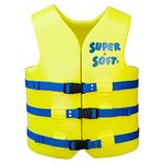 TRC Recreation Adult Super-Soft USCG Vest, Yellow, Large