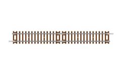 Hornby TT8002 TT Gauge Straight Track - Extra Track Pieces for Model Railway Sets, Toy Train Track Pieces, Includes: Straight Model TT Track Piece - Hobbies for Men - Scale 1:120