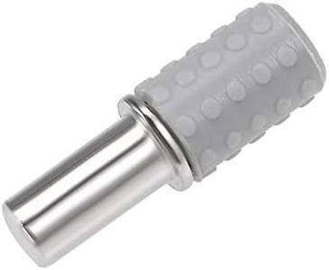 uxcell Pinzas de soporte de estante de acero inoxidable de 6 x 25 mm para estantería de armario, 20 unidades