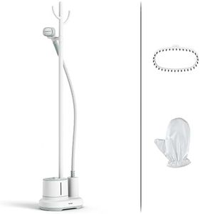 Tefal IT3274 Origin Home Stand-Dampfglätter | 42 g/Min. Dampfleistung | auffrischen und desinfizieren | 3 Dampfstufen | einsatzbereit in 45 Sek. | 1,4 Liter | Weiß/Eukalyptus