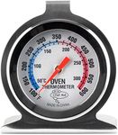 PRICE BEATER, Stainless Steel Oven Thermometer, Oven Thermometer Monitoring Temperature Gauge, Hang or Stand in Oven, Clear Dial, for Cooking, Kitchen Essentials (Oven Thermometer)