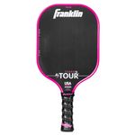 Franklin Sport Pro Pickleball Paddles - FS Tour Series Carbon Fiber Paddles - Official USA Pickleball (USAPA) Approved - Tempo Pro Player - 16mm Polymer Core - Pink