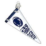 Old World Christmas Penn State University Pennant Glass Blown Ornament