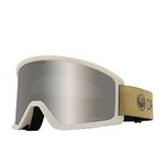 Dragon DX3 OTG Snow Sport Goggle - Block Biege Frame | Lumalens Silver Ion Lens