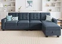HONBAY L Shaped Sectional Couch 4-S