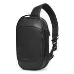 NOMATIC Navigator Sling 6L - Crossbody Travel Sling Bag with Tech Organization - Everyday Carry, Black, Navigator Rs Black