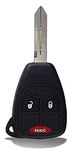 KeylessCanada © New Uncut Replacement Keyless Remote Head Key Fob for OHT692713AA OHT692427AA KOBDT04A (1 Pack)