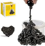 Magnetic Balls Over 1000 Ferrite Stones in a Matte Metal Tin, Magnetic Putty Fidget Toys for Adults and Desk Toys for Office, Magnetic Beads Fidget Toys for Anxiety