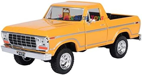 1978 Ford Bronco 1:24 Diecast Model Car SUV SUT Truck Motormax 79374 (Yellow)