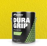 Dura Grip Anti-Slip Paint for Concrete, Wood, Tile and Metal – Non-Skid Coating for Floor, Decking and Ramps – Non-Slip Epoxy Paint (Safety Yellow, Gallon)