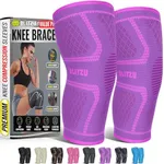 Knee Brace for Women & Men, 2 Pack 