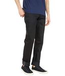 Naked & Famous Denim Men's Weird Guy Tapered Fit Jeans in Black Cobra Stretch Selvedge, Black Cobra Stretch Selvedge, 30