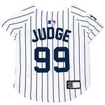 MLBPA DOG JERSEY - AARON JUDGE #99 Pet Jersey - MLB New York Yankees Mesh Jersey, Large