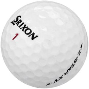 LostGolfBalls - 48 Srixon Z-Star XV Golf Balls in Near Mint Condition, AAAA Quality, Recycled Used Golf Balls, Best Value Golf Balls, White