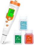 pH Meter for Hydroponics PPM EC Meter for Plant Nutrients Simultaneous Measurement of pH Conductivity TDS Temperature for Reservoir Tank Water DWC Aeroponic Garden Indoor Outdoor Growing