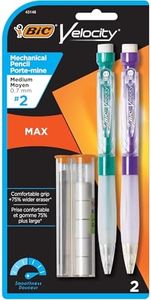 BIC Strong Lead Velocity Max 0.7 mm Mechanical Pencil - Pack of 2, Black, MPMX7P21