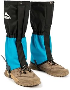 Waterproof Leg Gaiters for Men and Women Adjustable Snow Boot Gaiters for Hiking in Hunting Sand and Mud Mountain Climbing or Snowshoeing (Blue M)