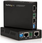 StarTech.com 10/100 Mbps VDSL2 Ethernet Extender Kit over Single Pair Wire – 1km Network Extender - VDSL2 LAN Extender - Short Haul Modem