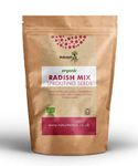 Nature’s Root Organic Radish Mix 125g - Microgreen Sprouting Seeds | Radish Sprouts | Healthy Superfood | Easy to Sprout | Resealable Pack