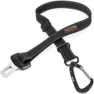 Mighty Paw Dog Seat Belt for Car - Safe Distraction Free Driving, Heavy-Duty Design with Aviation Grade Aluminum Carabiner, Adjustable Dog Seatbelt Harness for Small, Medium and Large Pets