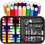Styllent 85 PCS Sewing Kit, Portable Sewing kit Box Sewing Supplies Accessories with 18Pcs Thread Spools, Scissors, Thread Needles,Tape Measure for DIY, Adults, Beginners, Emergency, Travel, Home