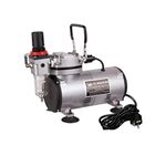 Fengda FD-18-2 Mini Airbrush Compressor, Oil-Free Mini-Compressor with Regulator, Filter and Manometer.