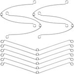 Isslly 10Pcs Spring Clips for Reces