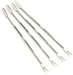 Norpro 801 Stainless Steel Seafood Forks/Picks, Silver, Set of 4