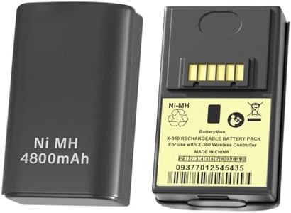 Compatible with Xbox 360 Controller Rechargeable Battery Pack 3600mAh (2Pack)