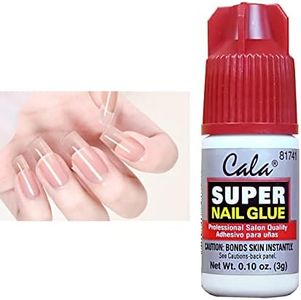 Cala Super Nail Glue Professional Salon Quality | Quick and Strong Nail Liquid Adhesive 1 Bottle