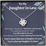 Daughter in Law Necklace Gift From 