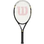 Wilson Hyper Hammer 5.3 Strung Tennis Racket (Black/White, 4 3/8)