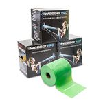 Webber - TPE Resistance Bands Set – Hypoallergenic - Latex Free For Exercise, Fitness, Workout, Legs, Yoga, Pilates, Strength and Resistance Training, Physical Therapy and Mobility Training, Non Slip, Anti Roll & Anti Tear Design, Very Durable and Resistant (Green, Roll (22,5m - 75 feet))