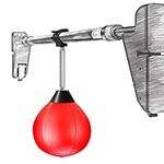 Punching Bag Add-On for Pull-Up Bars, Quick Release (PullUp Bar Not Included) - Enhance Upper Body Strength and Cardio, Stress Relief Anywhere