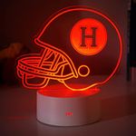 ETCHEY Personalized Football Night Light, Football Night Light, Boy's Room, Kid's Bedroom Decor Children's Light, Kids Bedroom