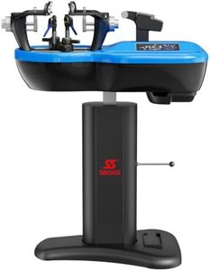 Badminton Stringing Machine | Stringing Machine | Professional Grade Stringing Machine - Fixed Tension - Prestretch - 6.2-inch Touch Panel - Height Adjustment - Tool Box Included.