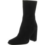 Steve Madden Women's Lockwood Ankle Boot, Black Suede, 8