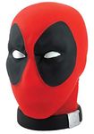 Monogram FEB158366 Deadpool Head Bank Novelty, Shown, Red, Black, Standard