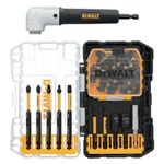 DEWALT FlexTorq Right Angle Screwdriver Magnetic Bit Set (30-Piece) with Hard Case (DWAFT30RASETC)