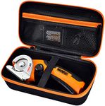 Case Compatible with WORX WX081L 4V ZipSnip Cordless Electric Scissors, Cutting Tools Storage Organizer, Fabric Cutter Holder Container Bag with Accessories Pocket (Box Only)