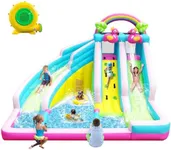 Inflatable Water Slide, 6 in 1 Blow