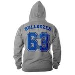 Bud Spencer Men's Bulldozer 63 Hoodie (Grey) - Grey - XXXXX-Large