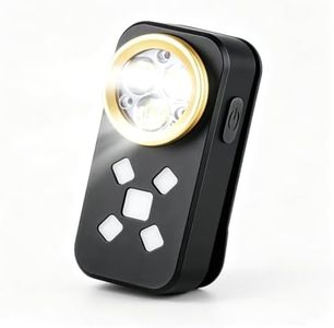 FOSFIS Rechargeable EDC Flashlight, Mini LED Flashights, 500 Lumens Portable Clip-on Light, Pocket Flashlights, Magnetic Small Keychain Flashlight for Signaling, Camping, Emergency (Black)