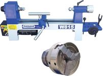 CHARNWOOD W815P Variable Speed Mini Woodturning Lathe with 3 Jaw Chuck