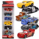 Goyal's Metal Die Cast Car Set Free Wheel High Speed Unbreakable for Kids - Pack of 6, Small Racing Cars for Exciting Playtime Adventures