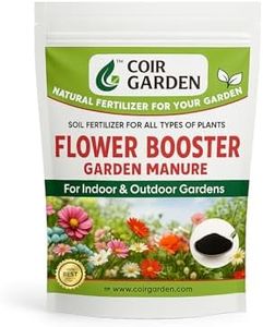 Coir Garden Flower Booster Fertilizer for Plants 250 G– Organic Garden Manure for More Flowers & Bud Formation – Suitable for Indoor & Outdoor Plants, Rose, Hibiscus, Jasmine & All Flowering Plants