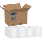 Scott Hard Roll Paper Towels (02068), White, 400' / Roll, 12 Rolls / Case, 4,800' / Case